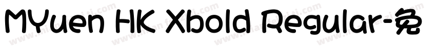 MYuen HK Xbold Regular字体转换
